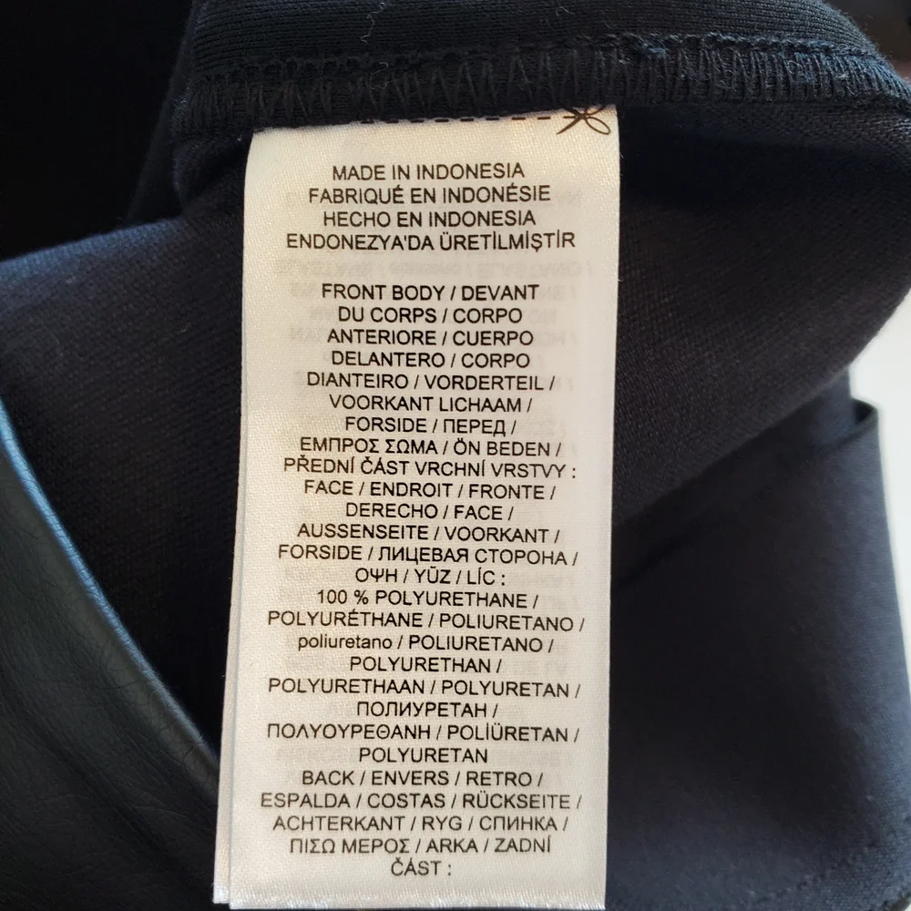 Lauren Ralph Lauren Women's Faux Leather Leggings, Black (Size 16) - Picture 8 of 9